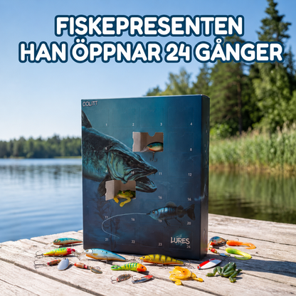 Fiskekalendern – 24 unika fiskedrag