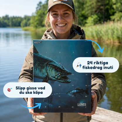 Fiskekalendern – 24 unika fiskedrag