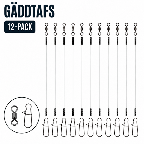 Gäddtafs (12st) 15cm